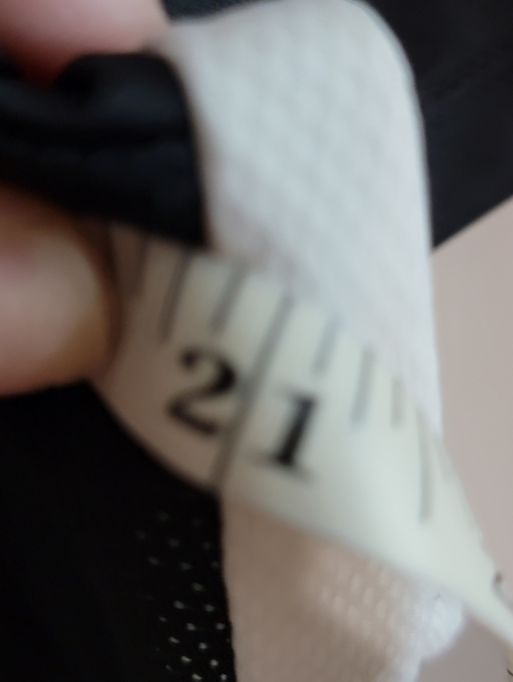 Nike Black and White Performance Tee with Swoosh Tag - Picture 7 of 8